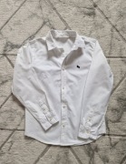 BIAŁA materiałowa wizytowa KOSZULA dla chłopca roz 134 H&M