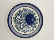 Talerz dekoracyjny Włocławek kamionka ceramika vintage retro