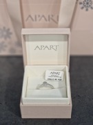 Apart Pierścionek z diamentami białe złoto roz 17 Nowy z Certyfikatami 