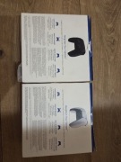 2x pad play station 5, ps5 czarny biały