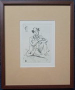 Paul Cezanne Portret Armanda akwaforta