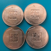 200 zł 1974 XXX lat PRL Srebro Cztery sztuki