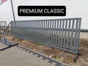 Brama przesuwna 4mx1,42m CLASSIC palisada pion,ocynk+RAL 5m,6m,6,7m,7,5m