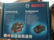 Pudełko Bosch Ładowarka GAL 1880 CV +  GBA 18V 5Ah