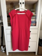 Różowa wizytowa elegancka sukienka na wesele komunię ślub