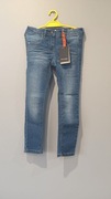 minymo dziecięce spodnie bawełna ala jeans r. 116