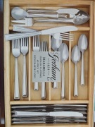 Nowy komplet sztućców Gorham Marabella 45 el. + organizer do szuflady