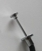 Stary, uszkodzony wężyk spustowy, RFN lata 70te