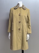 Płasz damski handmade vintage 60's rozmiar L/XL