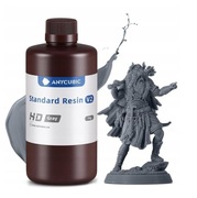 Żywica Anycubic Standard V2 HD Grey Gray Szara 1kg 1l do drukarki 3D