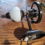 Kinkiet metalowy Wieliczka PRL BRAK klosza etykieta 1983 r. 900 zł 