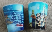 2 kubki plastikowe Kubuś Disney 