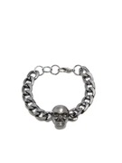 Łańcuszkowa bransoletka bransoleta z zawieszką w kształcie czaszki Cropp