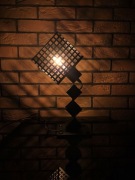 Lampa stołowa industrialna, loftowa