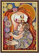 "Matczyna miłość" zestaw haft krzyżykowy 