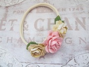 Kwiatowa opaska dla małej dziewczynki*Sesja zdjęciowa*Okazja specjalna 