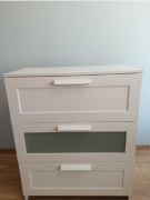 Komoda IKEA Brimnes 3 szuflady biała płyta wiórowa