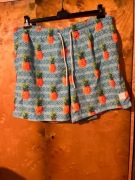 Spodenki kąpielowe w ananasy 4XL