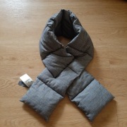 Szal puchowy pikowany 180cm ZARA nowy z metką