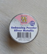 Puder do embosingu Nellies choice - siver metalic