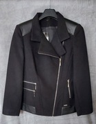 Wiosenna kurtka przejściowa ramoneska ze wstawkami 42