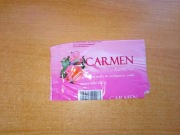 Stare puste opakowanie okładka Carmen Kamelia 2007 mydło w kostce