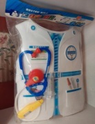 Zestaw do zabawy doktor kostium z regulacją rozmiaru + akcesoria