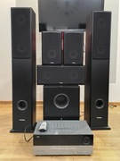 Zestaw kolumn Tonsil Siesta 5.1 z amplitunerem Harman Kardon AVR 245