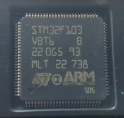 2x Mikrokontroler STM32F103VBT6, oryginał, 2 szt.