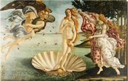 Botticelli - Narodziny Wenus - 90/60 cm - NOWA reprodukcja, na ramie.