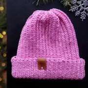Dziecięca zimowa czapka beanie S z alpaką UNISEX