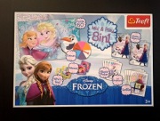 Zestaw gier i puzzli dla dzieci. 8 w 1. Disney Kraina Lodu 2. Trefl. Nowe