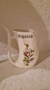 Porcelanowa  pijałka Kryniczanka służąca do picia wody czasy PRL vintage 