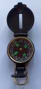 Kompas wojskowy survivalowy busola lekka z tworzywa i mosiądzu