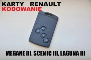 Karta kodowanie Megane III Scenic III Laguna III