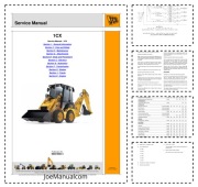JCB 1CX Mini Backhoe Loader Instrukcja serwisowa naprawcza 9803/9960