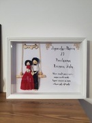 Personalizowany prezent ślub rocznica ramka 30x40