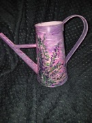 Konewka lawenda  2 ręcznie malowana