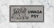 Wyjątkowe tabliczki uwaga zły pies duży wybór doberman, amstaff owczarek