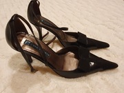 szpilki skórzane włoskie na Sylwester nr 34-35