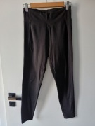 Sinsay, Czarne leginsy sportowe damskie w bardzo dobrym stanie, rozmiar S