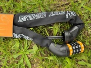 BLOKAZA ROWEROWA NA KOD ŁAŃCUCH ROWEROWY ZABEZPIECZENIE ZAMEK 