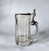 Niemiecki kufel piwny z klapką – Erfurt – H. Delius – ok. 1885 – 0,5 L