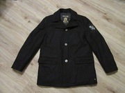 CAMP DAVID czarny krótki męski płaszcz wełniany 70% wełna _ M