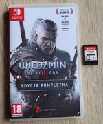Wiedźmin 3 dziki gon polski lektor Nintendo Switch 
