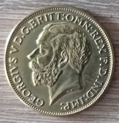 Wielka Brytania 1/2 Suwerena 1911 Jerzy V- KOPIA