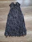 Sukienka mini na różne okazje, zwierzęcy print