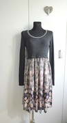 Myrine Antwerp sukienka S midi boho floral vintage retro