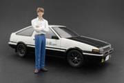 Takumi Fujiwara Initial D Figurka 1:18 Toyota Sprinter Trueno AE86 Otto