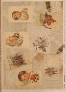 Papier decoupage A3 dzieci, pismo